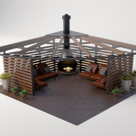 Беседки для зоны барбекю